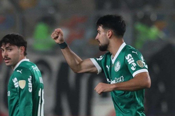 Flaco López celebra convocação para seleção da Argentina - (crédito: Foto: Cesar Greco/Palmeiras) Flaco López celebra convocação para seleção da Argentina - (crédito: Foto: Cesar Greco/Palmeiras)