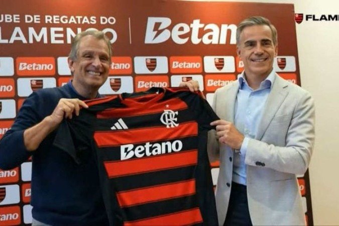 Flamengo fecha patrocínio com a Betano - (crédito: Foto: Reprodução / FlamengoTV) Flamengo fecha patrocínio com a Betano - (crédito: Foto: Reprodução / FlamengoTV)