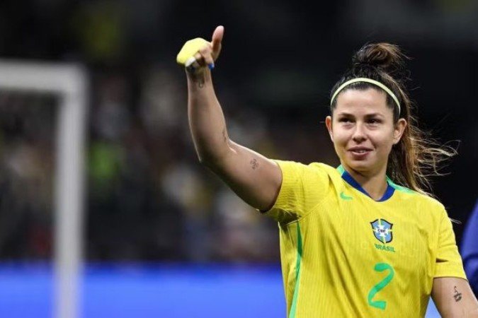 Lateral do Palmeiras deve atuar pela primeira vez fora do Brasil - (crédito: Foto: Staff Images/CBF. ) Lateral do Palmeiras deve atuar pela primeira vez fora do Brasil - (crédito: Foto: Staff Images/CBF. )