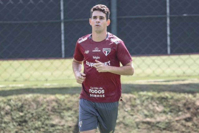 Oscar volta a treinar no São Paulo - (crédito: Foto: Fellipe Lucena / São Paulo FC) Oscar volta a treinar no São Paulo - (crédito: Foto: Fellipe Lucena / São Paulo FC)