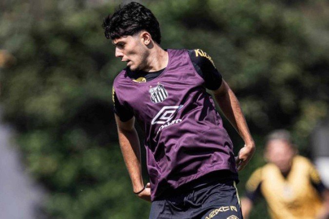 Luca Meirelles se despede do Santos - (crédito: Foto: Raul Baretta/ Santos) Luca Meirelles se despede do Santos - (crédito: Foto: Raul Baretta/ Santos)