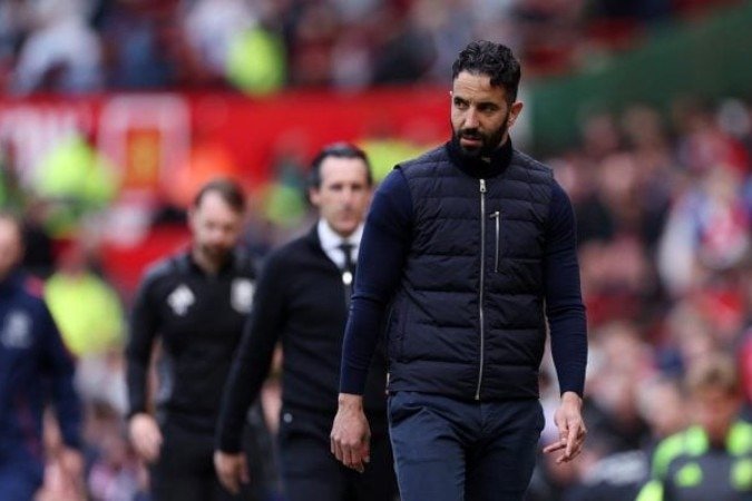 Ruben Amorim não consegue fazer o Manchester United engrenar - (crédito: Foto: Alex Livesey/Getty Images) Ruben Amorim não consegue fazer o Manchester United engrenar - (crédito: Foto: Alex Livesey/Getty Images)