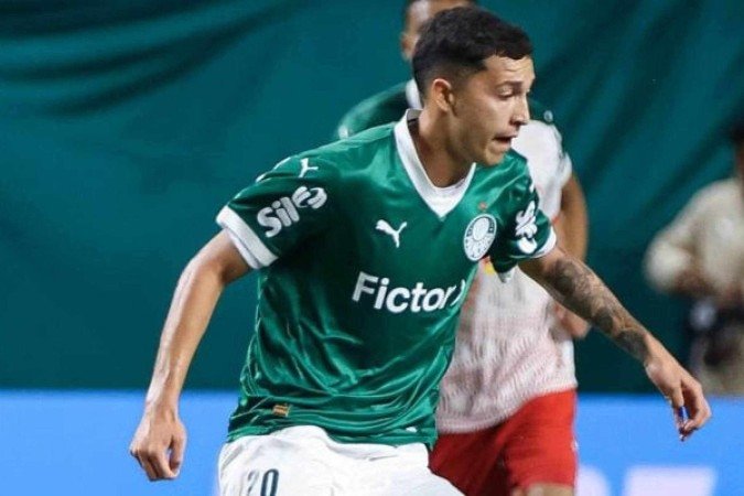 Palmeiras está perto de liberar promissor atacante de sua base para o futebol espanhol -  (crédito: Foto: Cesar Greco/Palmeiras)