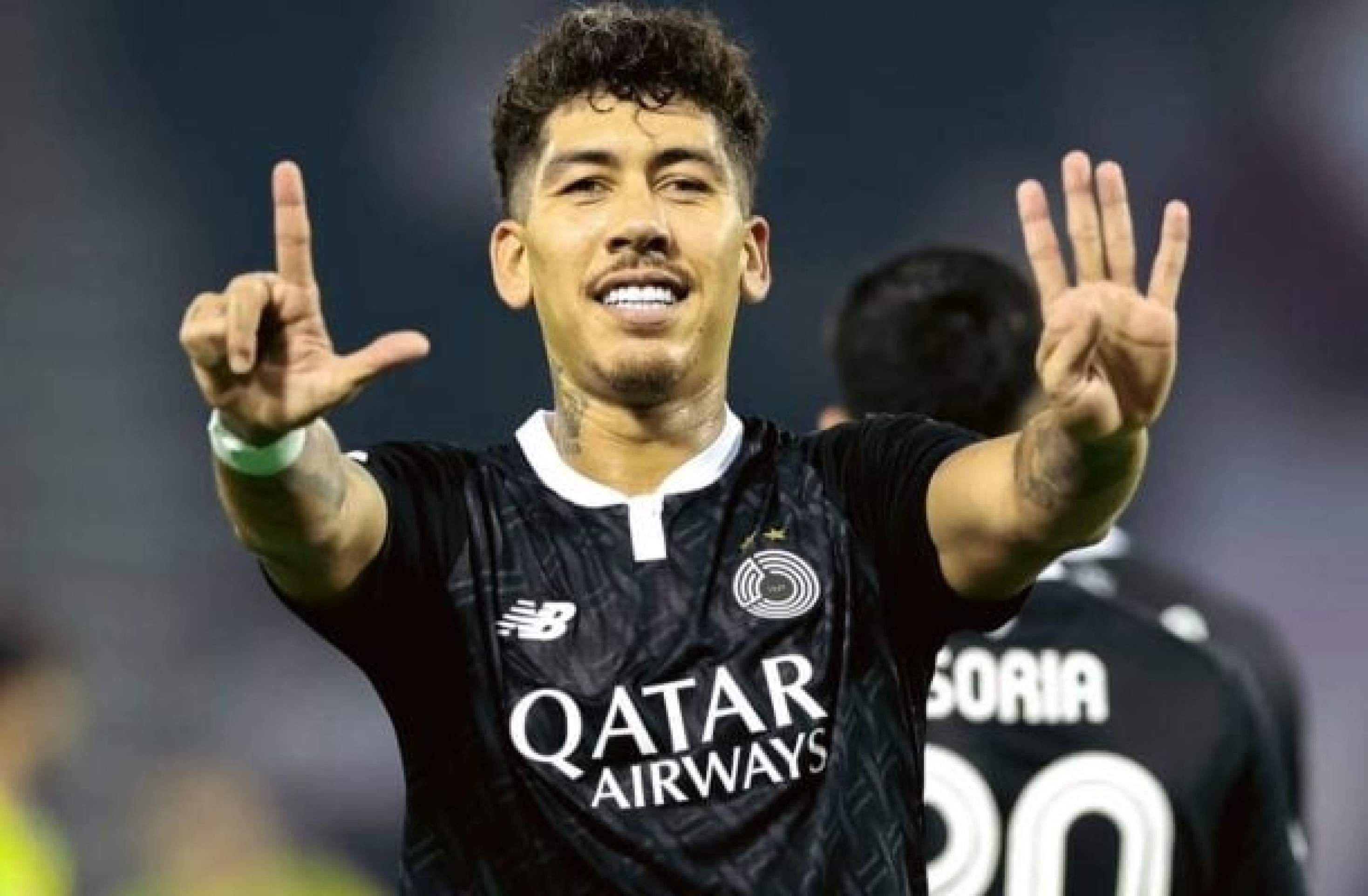 Firmino marca primeiro gol com a camisa do Al Sadd