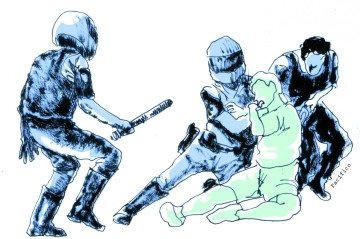 Violação de integridade moral com injúrias, lesões corporais e vias de fato são as denúncias mais recorrentes contra policiais recebidas pelo Ministério Público do Distrito Federal e Territórios (MPDFT) - (crédito: Pacifico/D.A Press) Violação de integridade moral com injúrias, lesões corporais e vias de fato são as denúncias mais recorrentes contra policiais recebidas pelo Ministério Público do Distrito Federal e Territórios (MPDFT) - (crédito: Pacifico/D.A Press)