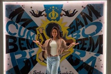 Esposa de Coutinho irá se aventurar nos desfiles de escolas de samba no Carnaval a partir de 2026 -  (crédito: Reprodução / Instagram)