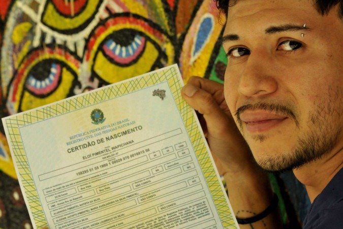 Eloi Pimentel Wapichana teve o nome retificado - (crédito: Carlos Vieira ) Eloi Pimentel Wapichana teve o nome retificado - (crédito: Carlos Vieira )