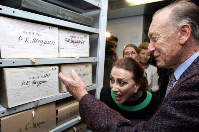 Inspirado nos contos de fadas e na literatura clássica russa, Shchedrin também compôs os balés - (crédito: ALEXANDER NEMENOV / AFP) Inspirado nos contos de fadas e na literatura clássica russa, Shchedrin também compôs os balés - (crédito: ALEXANDER NEMENOV / AFP)