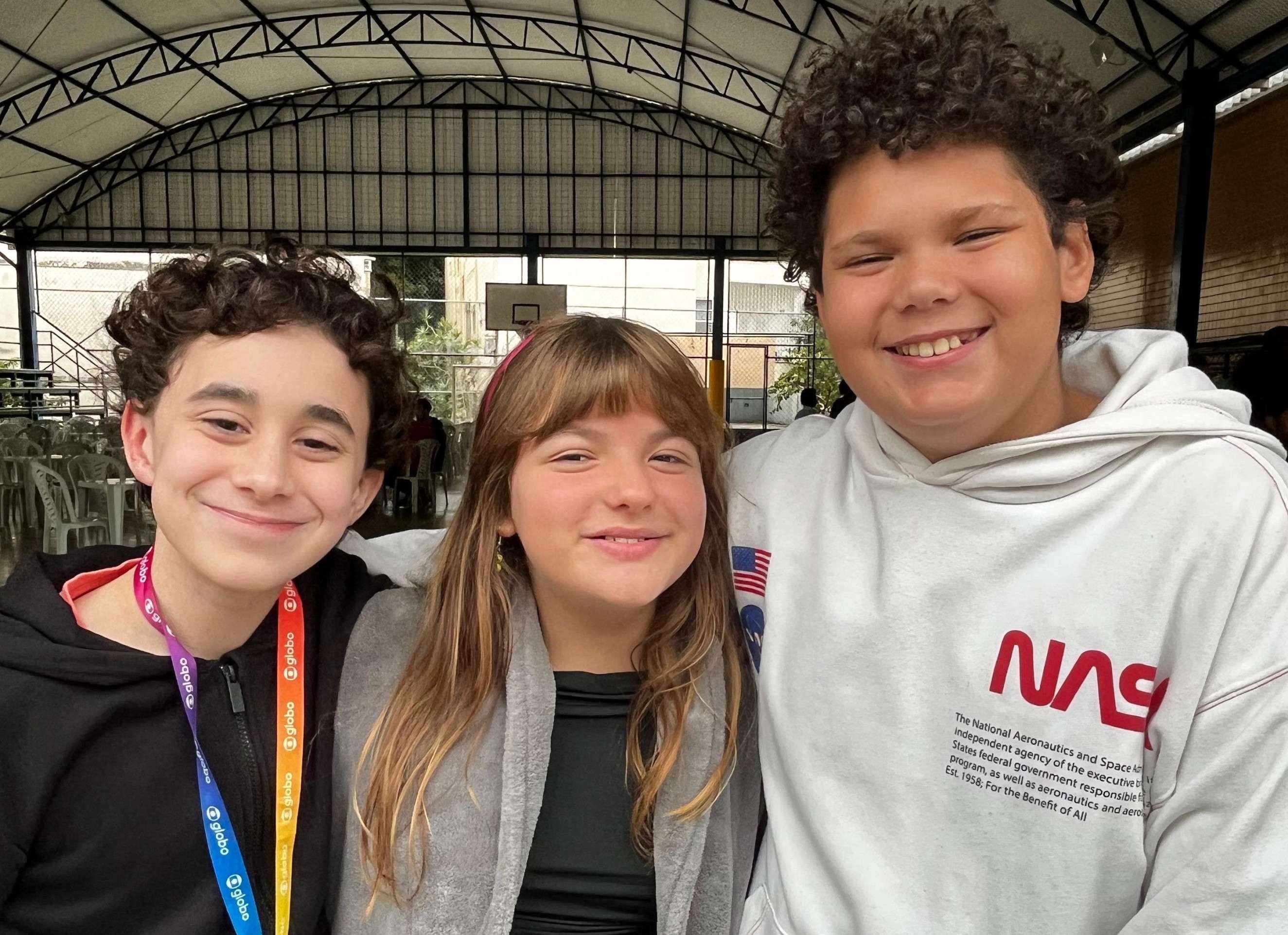 Rodrigo Vidal, Oli Bela, Davi Queiroz e Davi Lucca gravam com Leandro Hassum