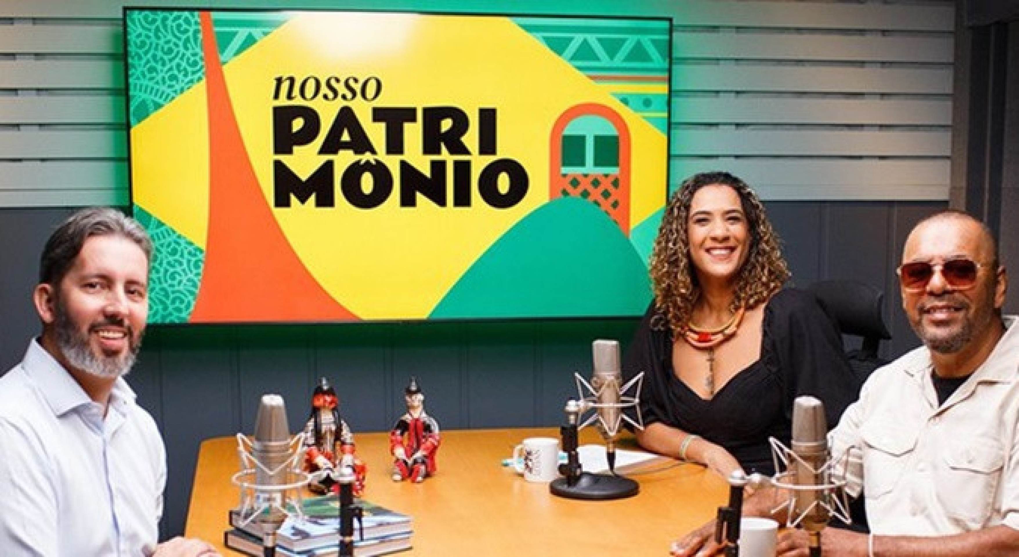 Epis&oacute;dio de s&eacute;rie do Iphan sobre patrim&ocirc;nio com a a ministra da Igualdade Racial, Anielle Franco, e o rapper e artista brasiliense GOG