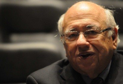  
 Luis Fernando Verissimo no Museu Nacional da República  -  (crédito:  Iano Andrade/CB)