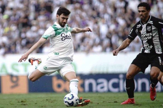 Juventude vence o Ceará por 1 a 0, na Arena Castelão - (crédito: Foto: Fernando Alves/ECJ) Juventude vence o Ceará por 1 a 0, na Arena Castelão - (crédito: Foto: Fernando Alves/ECJ)