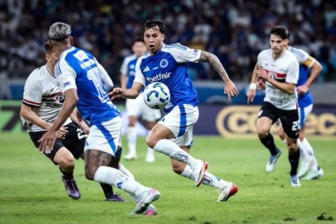 KAIO JORGE – O artilheiro do Brasileirão teve sua atuação mais apagada na competição. Mal tocou na bola e saiu no intervalo.  NOTA: 4,0. Foto: Gustavo Aleixo/Cruzeiro