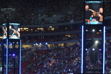 O encontro católico foi idealizado pelo Frei Gilson e teve duração de 19 horas com adoração, palestras, louvor e pegrações, além da celebração da Santa Missa