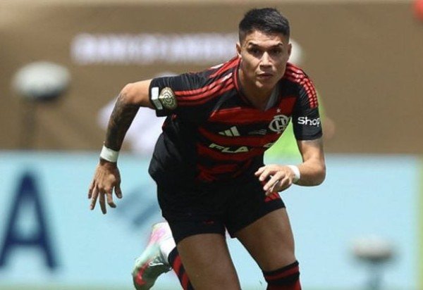 LUIZ ARAÚJO - Melhorou o ataque pelos lados e fez o que Plata não conseguiu. Escorregou dentro da área em um lance de perigo. NOTA 6.0 - Foto: Gilvan de Souza/Flamengo