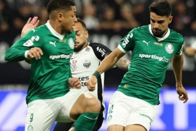 Flaco López lamentou a falta de eficácia do Palmeiras no Dérbi -  (crédito:  Foto: Cesar Greco/Palmeiras)