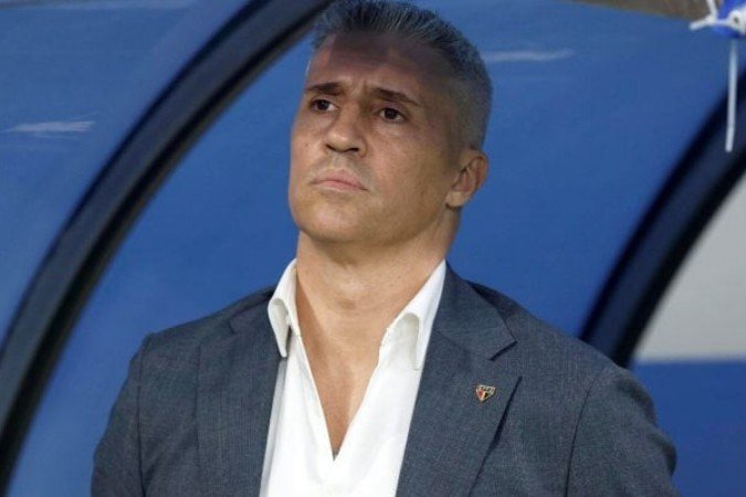 Crespo afirmou que até o empate seria pouco pelo que o São Paulo desempenhou no Mineirão - (crédito: Foto: Rubens Chiri/São Paulo FC) Crespo afirmou que até o empate seria pouco pelo que o São Paulo desempenhou no Mineirão - (crédito: Foto: Rubens Chiri/São Paulo FC)
