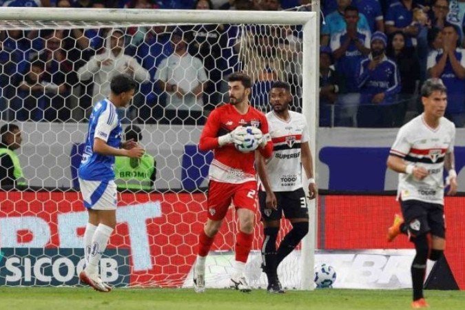 Rafael saiu satisfeito com a atuação do Tricolor no Mineirão -  (crédito: Foto: Rubens Chiri/São Paulo FC)