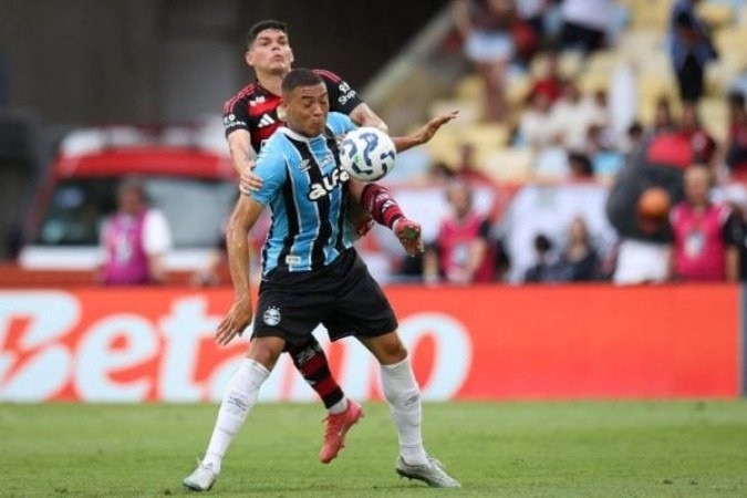 Grêmio empata com Flamengo no Maracanã - (crédito: Foto: Lucas Figueiredo/Getty Images) Grêmio empata com Flamengo no Maracanã - (crédito: Foto: Lucas Figueiredo/Getty Images)