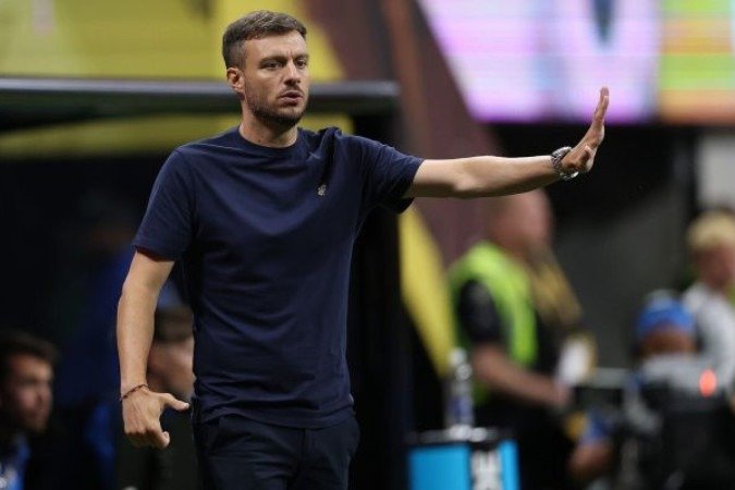 Martín Anselmi no comando do Porto no Mundial de Clubes - (crédito: Foto: Kevin C. Cox/Getty Images) Martín Anselmi no comando do Porto no Mundial de Clubes - (crédito: Foto: Kevin C. Cox/Getty Images)