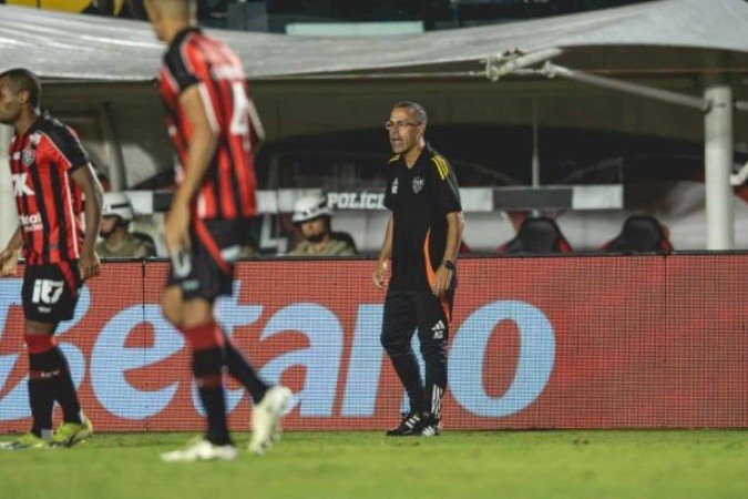 Galo sofreu a quarta derrota seguida - (crédito: Foto: Pedro Souza / Atlético) Galo sofreu a quarta derrota seguida - (crédito: Foto: Pedro Souza / Atlético)