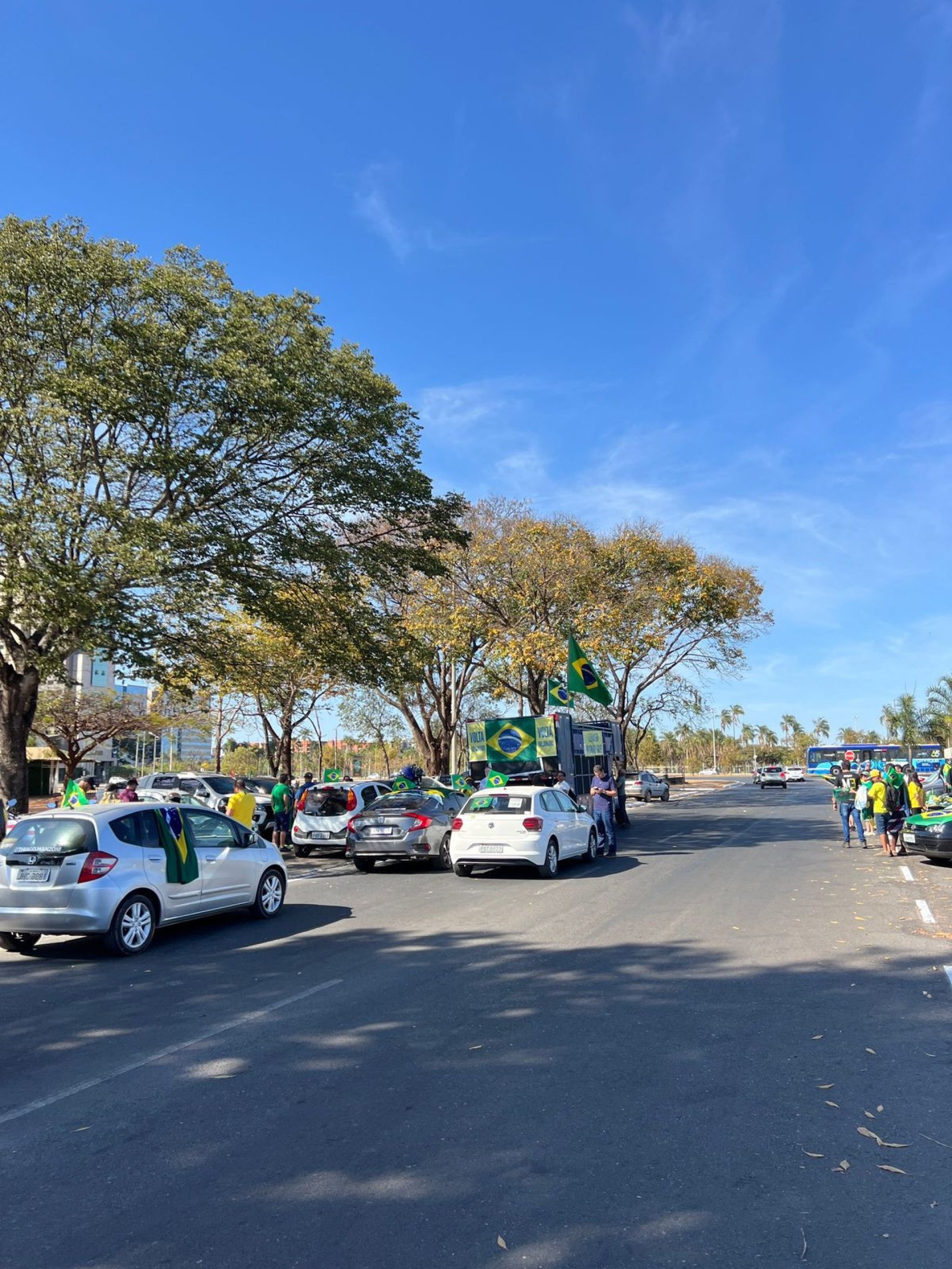 Carreata de apoiadores do ex-presidente Jair Bolsonaro, neste domingo (31/8)