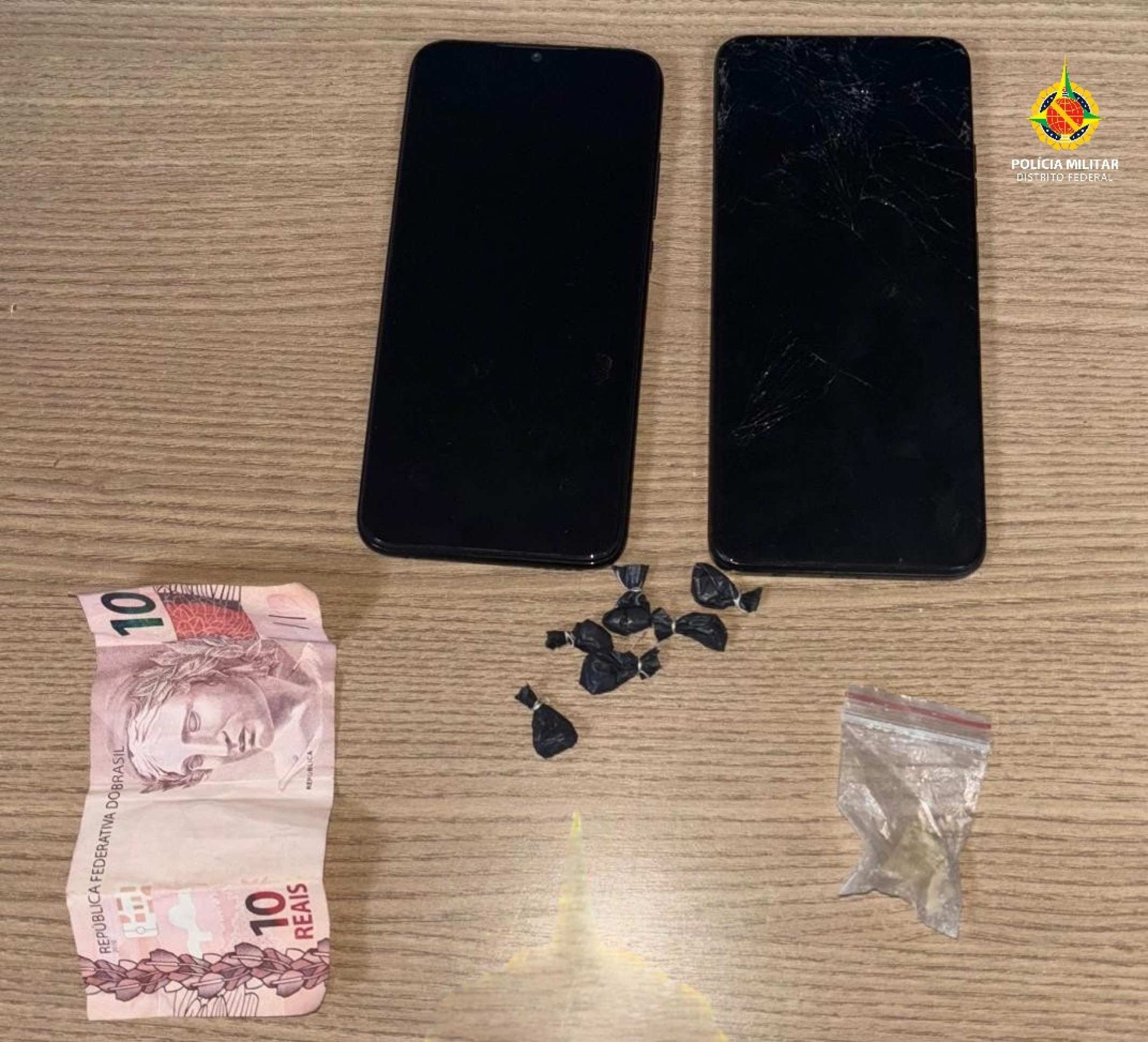 Dupla é presa por tráfico de drogas e receptação em Ceilândia