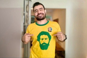 Homem denuncia ataque em restaurante de BH por usar blusa com foto de Lula - Acervo pessoal