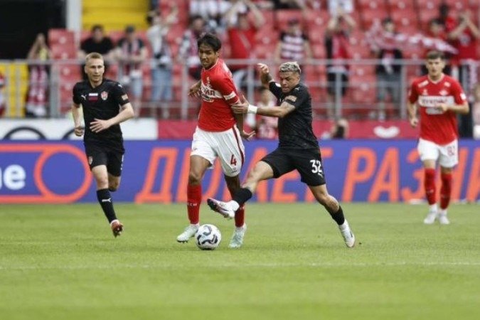 Alexis Duarte foi convocado pela seleção paraguaia nesta Data Fifa - (crédito: Foto: Divulgação/Spartak Moscou) Alexis Duarte foi convocado pela seleção paraguaia nesta Data Fifa - (crédito: Foto: Divulgação/Spartak Moscou)
