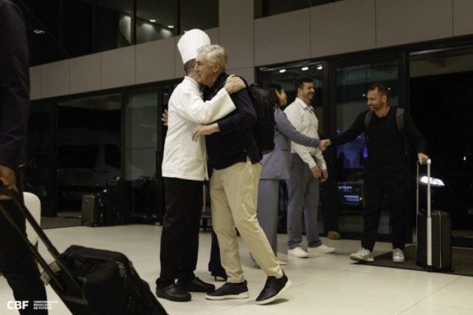 Ancelotti elogia estrutura da Granja Comary: 'Ambiente ideal' - (crédito: Foto: Rafael Ribeiro / CBF) Ancelotti elogia estrutura da Granja Comary: 'Ambiente ideal' - (crédito: Foto: Rafael Ribeiro / CBF)