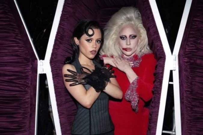 Lady Gaga e Jenna Ortega: expectativa para participação em 'Wandinha' - (crédito: Reprodução / Instagram) Lady Gaga e Jenna Ortega: expectativa para participação em 'Wandinha' - (crédito: Reprodução / Instagram)