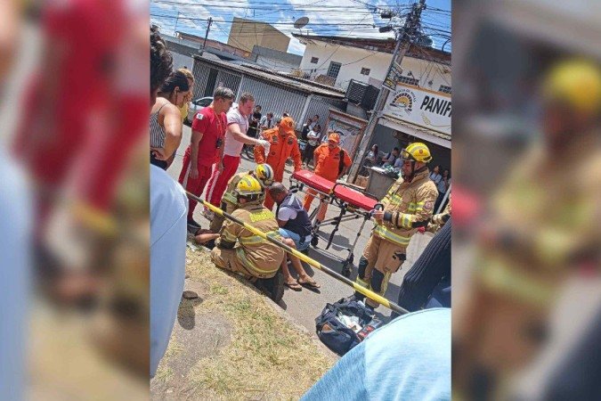 Adolescente foi encaminhado ao Hospital de Base -  (crédito: Material cedido ao Correio)