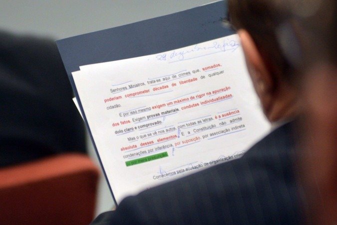 Imagem flagrada pelo Correio mostra que defesa do militar reforçará o argumento de que o delator apenas presenciou os fatos, mas não participou efetivamente da trama criminosa -  (crédito: Ed Alves/CB/D.A Press)