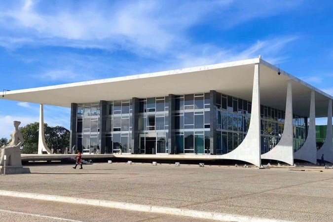 Primeiro dia de julgamento de Jair Bolsonaro e do NÃ?ºcleo 1 no STF - (crédito: Ed Alves/CB/DA Press) Primeiro dia de julgamento de Jair Bolsonaro e do NÃ?ºcleo 1 no STF - (crédito: Ed Alves/CB/DA Press)