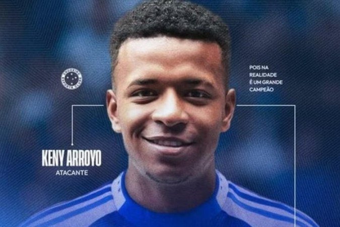 Clube mineiro anuncia novo atacante - (crédito: Foto: divulgação Cruzeiro) Clube mineiro anuncia novo atacante - (crédito: Foto: divulgação Cruzeiro)