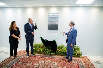 O presidente do TRE-DF, Jair Soares, e o vice-presidente, Sergio Rocha -  (crédito: TRE-DF)