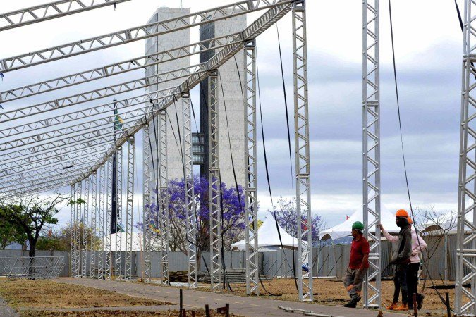  03.09.2025  Carlos Vieira/CB/DA.Press - Preparativos para o 7 de setembro. -  (crédito:  Carlos Vieira/CB                  )