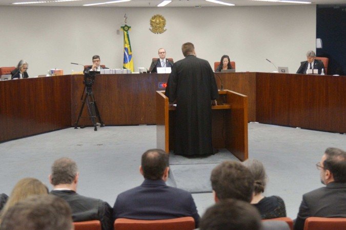  03/09/2025 Ed Alves CB/DA Press. Politica. Segundo dia Julgamento do Ex Presidente Jair Bolsonaro - 1ª Turma do STF .  -  (crédito:  Ed Alves CB/DA Press)