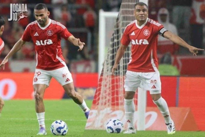 Jogadores são homens de confiança do técnico Roger Machado - (crédito: Foto: Ricardo Duarte / Internacional) Jogadores são homens de confiança do técnico Roger Machado - (crédito: Foto: Ricardo Duarte / Internacional)