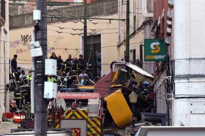 Acidente com o histórico Elevador da Glória deixa ao menos 15 mortos em Lisboa; o que se sabe sobre a tragédia - (crédito: BBC Geral) Acidente com o histórico Elevador da Glória deixa ao menos 15 mortos em Lisboa; o que se sabe sobre a tragédia - (crédito: BBC Geral)