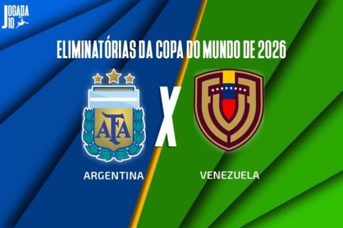 Argentina recebe a Venezuela e tem grande campanha nas Eliminatórias  -  (crédito: Foto: Arte/Jogada 10)