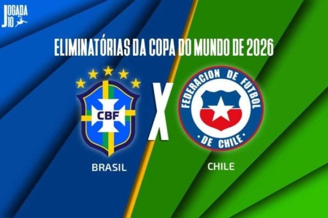 Brasil recebe o Chile, no Maracanã, pela penúltima rodada das Eliminatórias - (crédito: Foto: Arte/Jogada 10) Brasil recebe o Chile, no Maracanã, pela penúltima rodada das Eliminatórias - (crédito: Foto: Arte/Jogada 10)