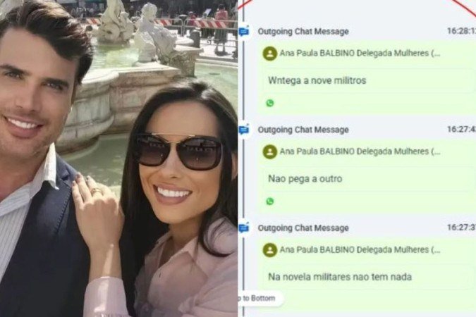 Ao ser abordado pela PMMG no dia da morte de Laudemir, Renê enviou mensagens para a esposa - (crédito: Redes sociais e PCMG) Ao ser abordado pela PMMG no dia da morte de Laudemir, Renê enviou mensagens para a esposa - (crédito: Redes sociais e PCMG)