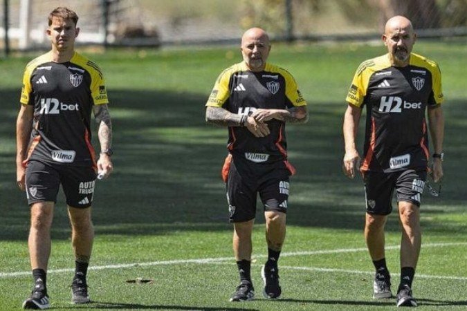 Sampaoli retorna ao time do Galo em cinco anos -  (crédito: Foto: divulgação Atlético)