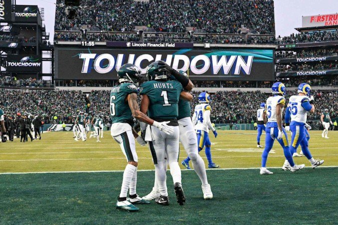 Philadelphia Eagles aposta na manutenção dos astros para chegar ao Super Bowl  -  (crédito: Drew Hallowell/Philadelphia Eagles)