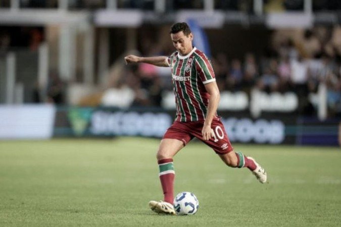 Ganso em partida diante do Santos, pelo Brasileirão - (crédito: Foto: Marcelo Gonçalves/ Fluminense) Ganso em partida diante do Santos, pelo Brasileirão - (crédito: Foto: Marcelo Gonçalves/ Fluminense)