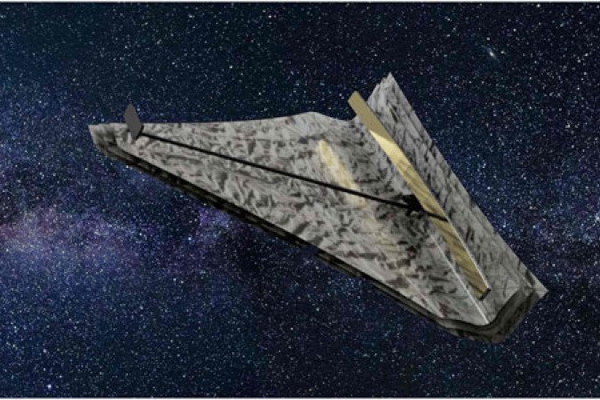 Projeto conceitual para um telescópio espacial retangular -  (crédito: Divulgação)