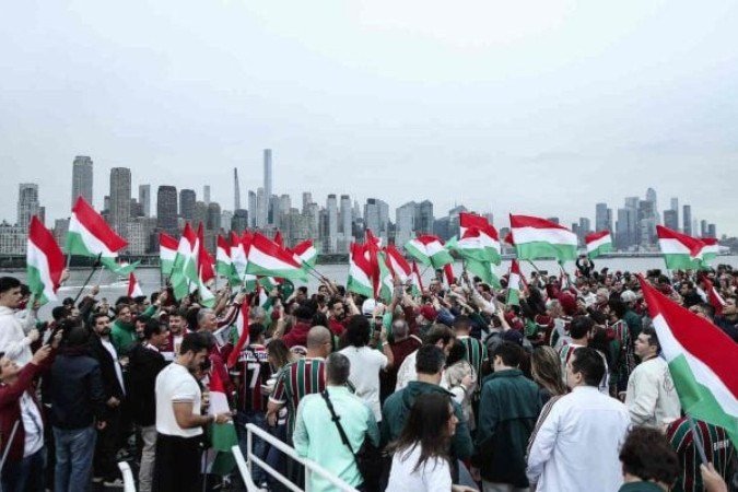 Torcida do Fluminense nos Estados Unidos - (crédito: Foto: Lucas Merçon/Fluminense) Torcida do Fluminense nos Estados Unidos - (crédito: Foto: Lucas Merçon/Fluminense)