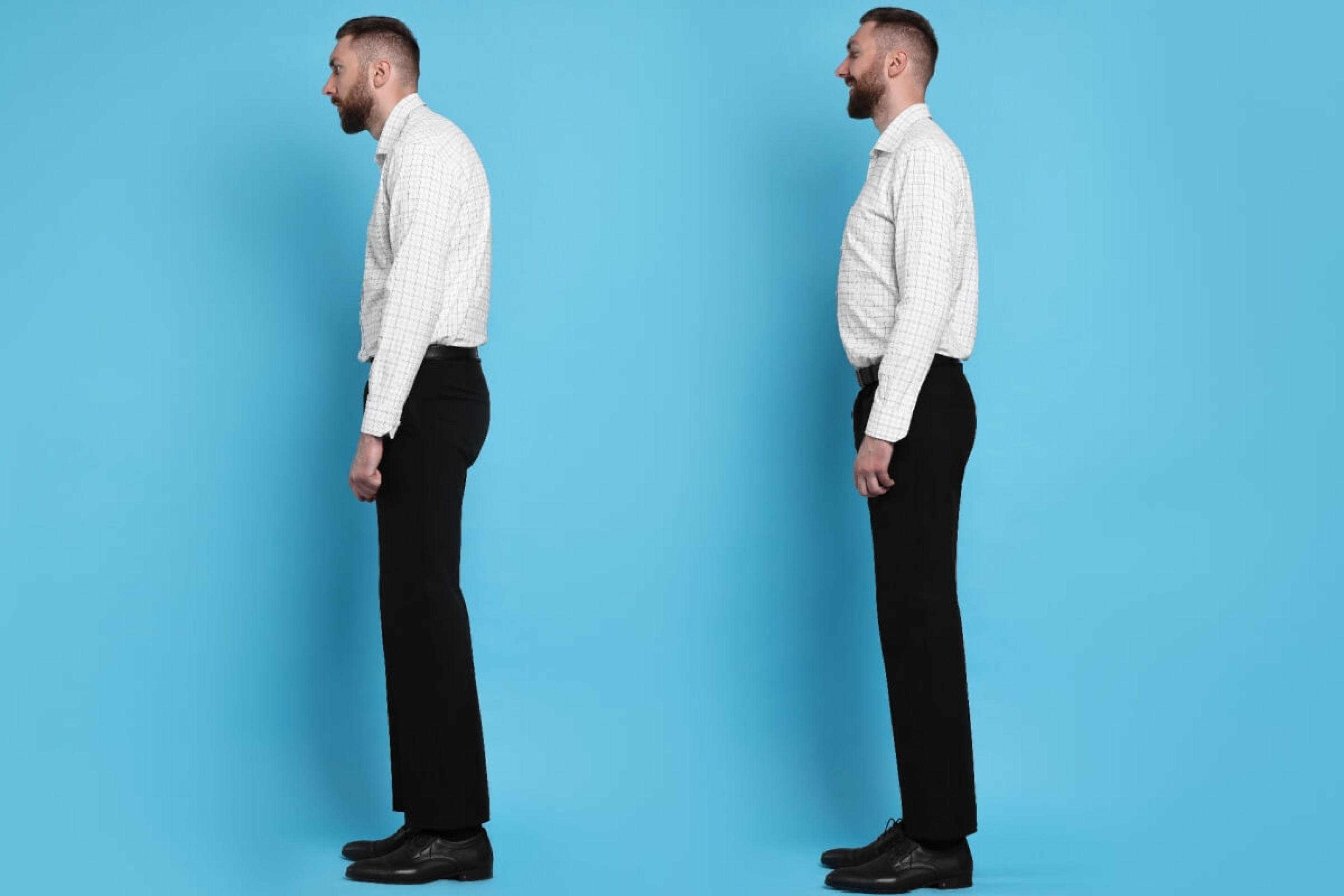 Ter uma boa postura é fundamental para o bom funcionamento do corpo (Imagem: New Africa | Shutterstock) -  (crédito: EdiCase)