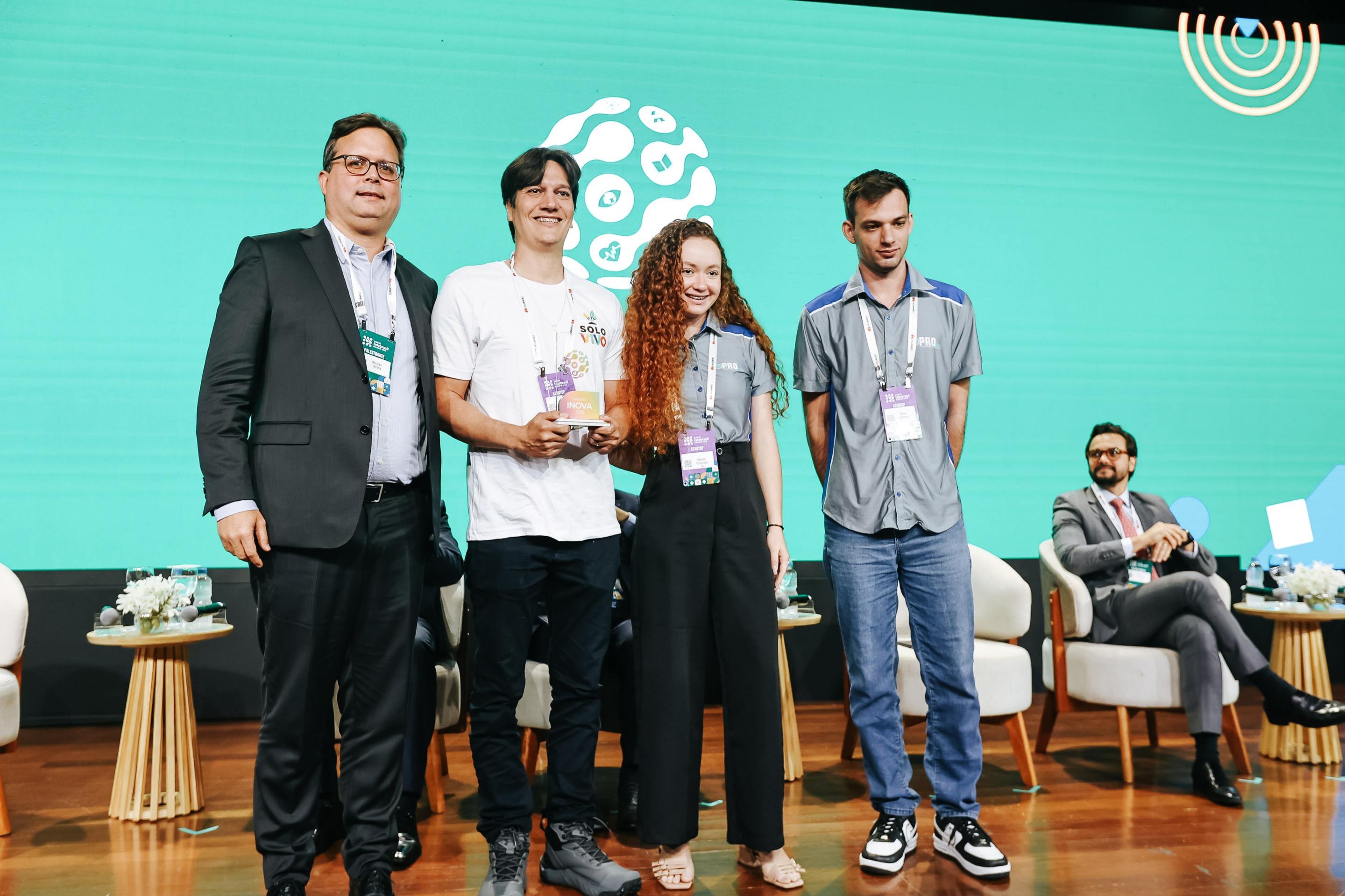 Equipe do IFMT na premiação